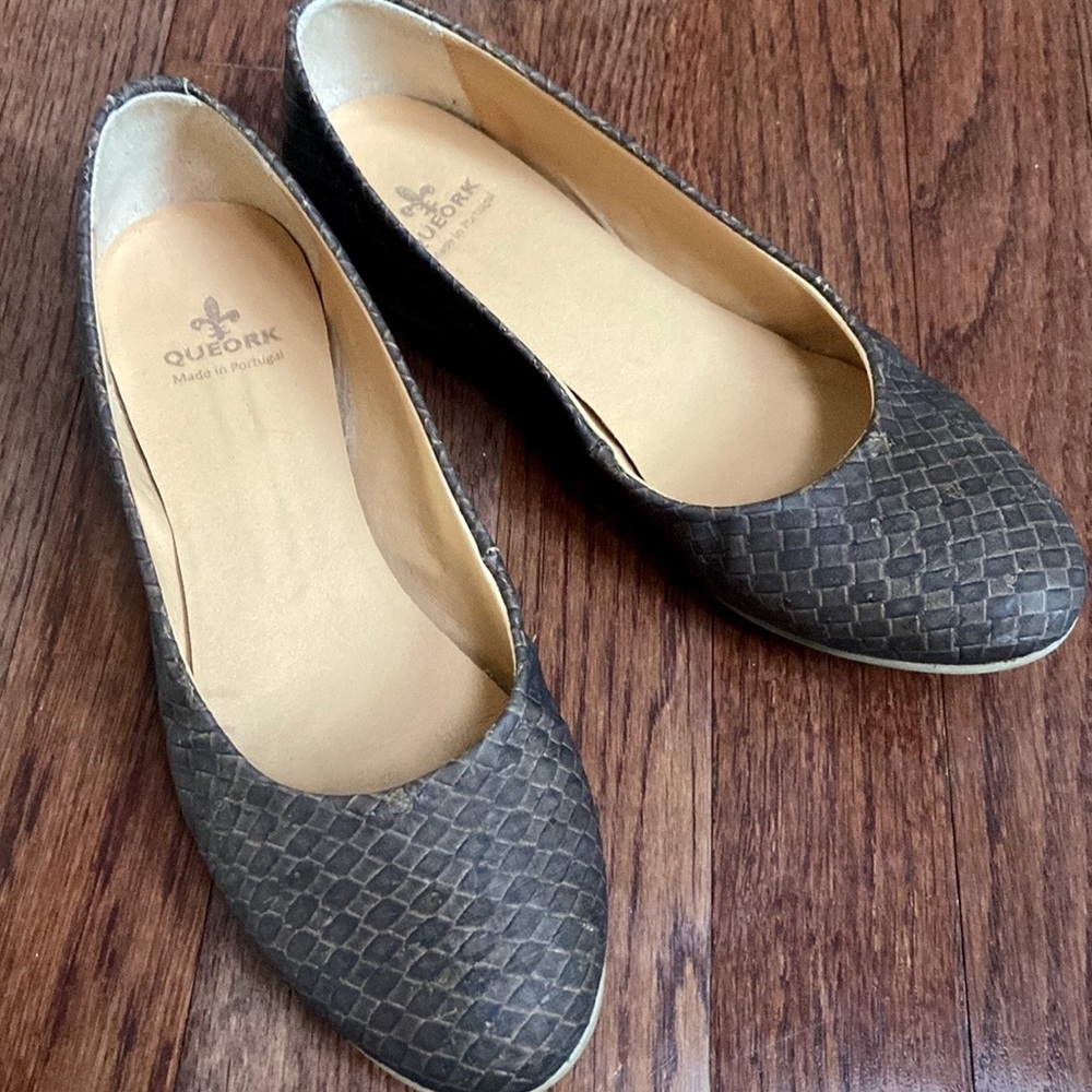 COPY - Queork Cork Ballet Flats